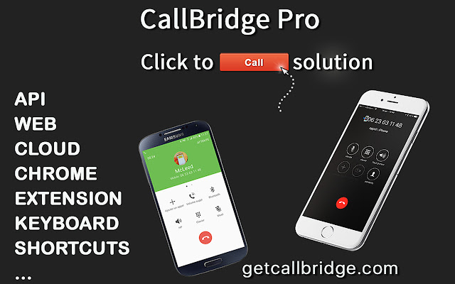 CallBridgePro - Call+SMS from the PC chrome谷歌浏览器插件_扩展第3张截图