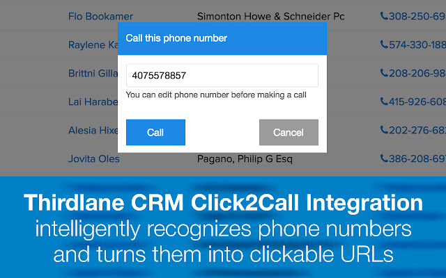 Click to Call CTI for CRM chrome谷歌浏览器插件_扩展第3张截图