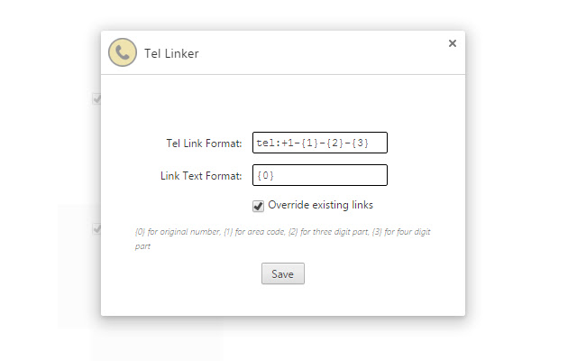 Tel Linker chrome谷歌浏览器插件_扩展第5张截图