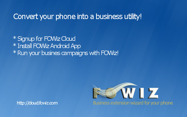 FOWiz  - Call and SMS Manager chrome谷歌浏览器插件_扩展第1张截图