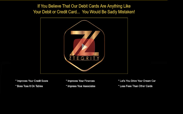 ZBlackCard Luxury Metal Prepaid Debit Card chrome谷歌浏览器插件_扩展第1张截图