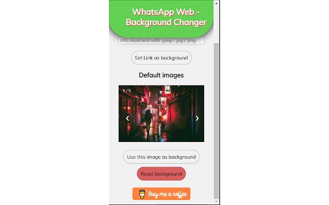 WhatsApp Web - Background Changer chrome谷歌浏览器插件_扩展第3张截图