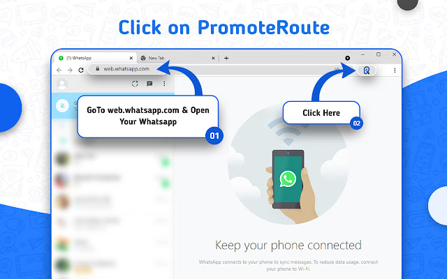 Promote Route for WhatsApp™ | Personalized chrome谷歌浏览器插件_扩展第3张截图