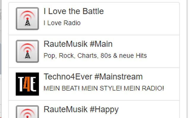 The Incredible Radio Extension chrome谷歌浏览器插件_扩展第3张截图