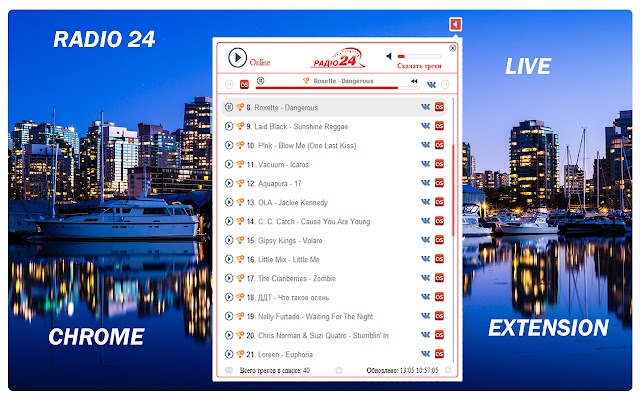 Radio24 Live chrome谷歌浏览器插件_扩展第2张截图