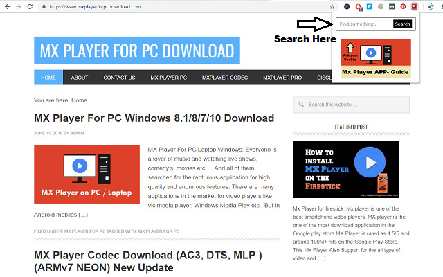 MX Player for PC - App Guide chrome谷歌浏览器插件_扩展第1张截图