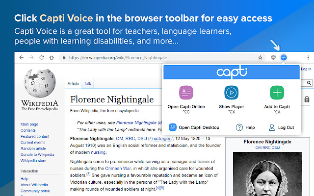 Capti Voice chrome谷歌浏览器插件_扩展第5张截图