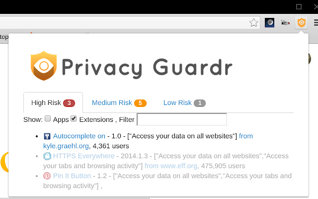 Privacy Guardr chrome谷歌浏览器插件_扩展第1张截图