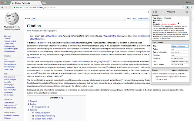 WebCite chrome谷歌浏览器插件_扩展第4张截图