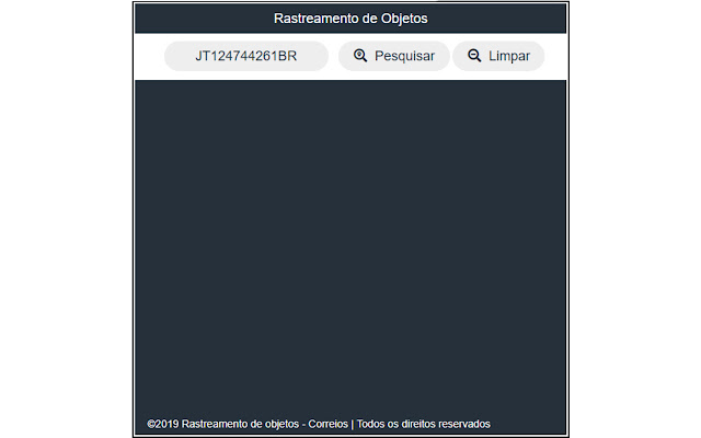 Rastreamento de objetos - Correios chrome谷歌浏览器插件_扩展第1张截图