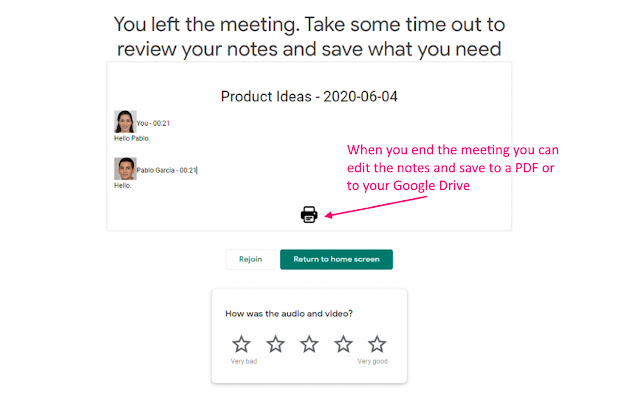 Google Meet - Auto Meeting Notes chrome谷歌浏览器插件_扩展第4张截图