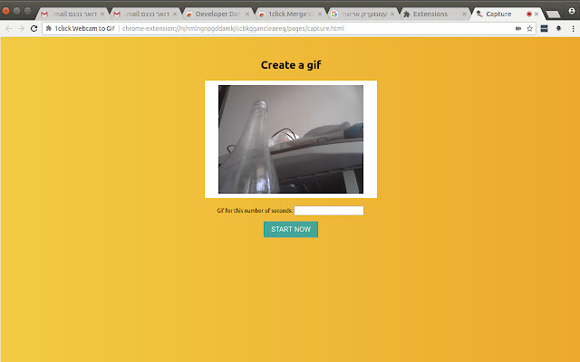 1click Webcam to Gif chrome谷歌浏览器插件_扩展第1张截图