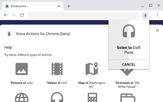Voice Actions for Chrome (beta) chrome谷歌浏览器插件_扩展第4张截图