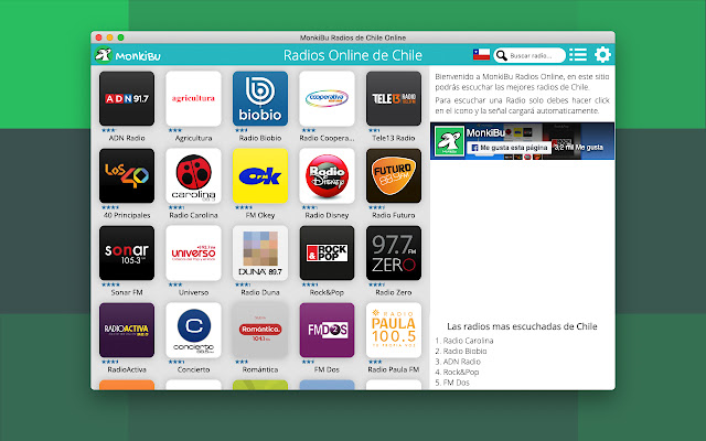 MonkiBu TV y Radios Online chrome谷歌浏览器插件_扩展第3张截图
