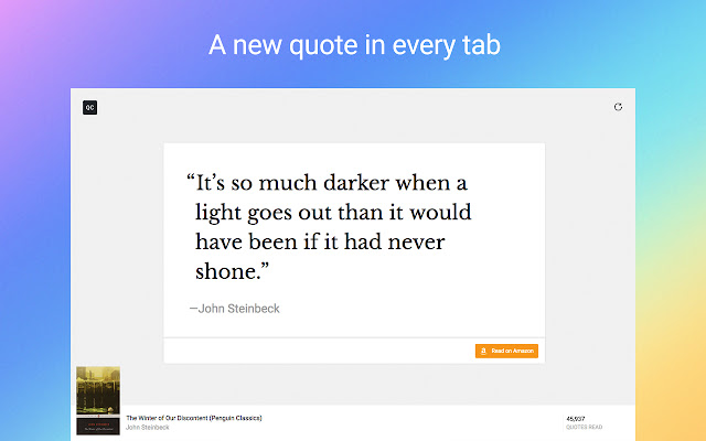 Quote Catalog - Quotes to Inspire & Motivate chrome谷歌浏览器插件_扩展第1张截图