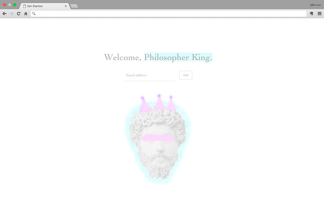 Philosopher King - New Tab chrome谷歌浏览器插件_扩展第1张截图