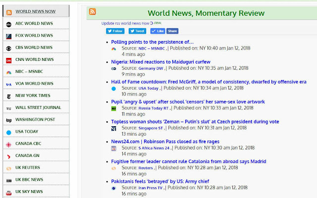 World News chrome谷歌浏览器插件_扩展第1张截图