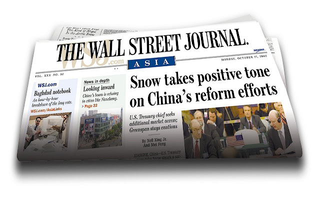 WSJ Opinion Journal chrome谷歌浏览器插件_扩展第1张截图