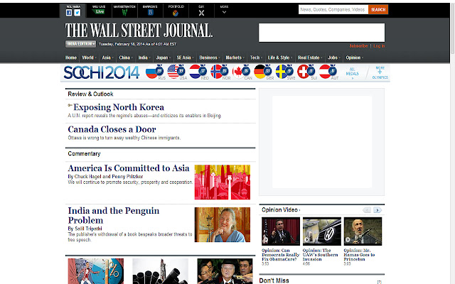 WSJ Opinion Journal chrome谷歌浏览器插件_扩展第3张截图