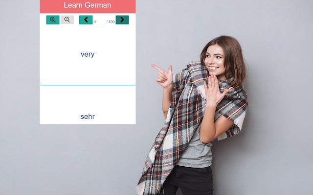 学习德语 chrome谷歌浏览器插件_扩展第1张截图