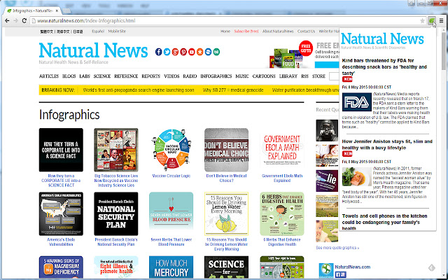 Natural News chrome谷歌浏览器插件_扩展第1张截图