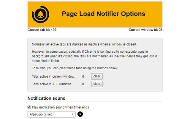 Page Load Notifier chrome谷歌浏览器插件_扩展第4张截图