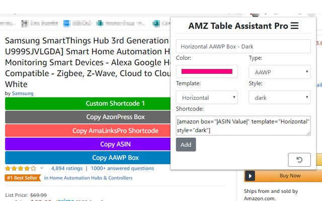 AMZ Table Assistant Pro chrome谷歌浏览器插件_扩展第3张截图