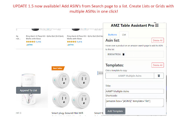 AMZ Table Assistant Pro chrome谷歌浏览器插件_扩展第5张截图