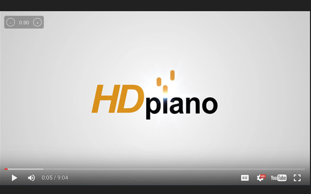 HDpiano Speed Control chrome谷歌浏览器插件_扩展第1张截图