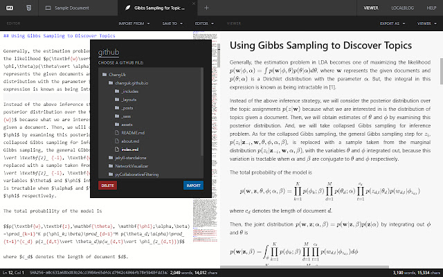 MultiTabs Markdown Editor chrome谷歌浏览器插件_扩展第3张截图