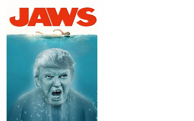 Donald Trump to the Music of 'Jaws' chrome谷歌浏览器插件_扩展第1张截图