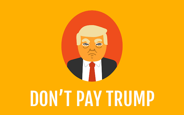 Don't Pay Trump chrome谷歌浏览器插件_扩展第1张截图