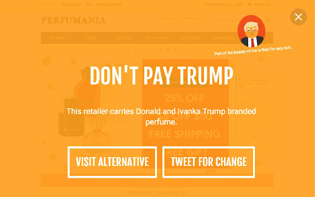 Don't Pay Trump chrome谷歌浏览器插件_扩展第3张截图