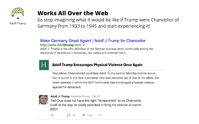 Adolf Trump chrome谷歌浏览器插件_扩展第4张截图