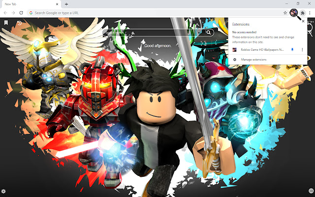 Roblox Game HD Wallpapers New Tab chrome谷歌浏览器插件_扩展第2张截图