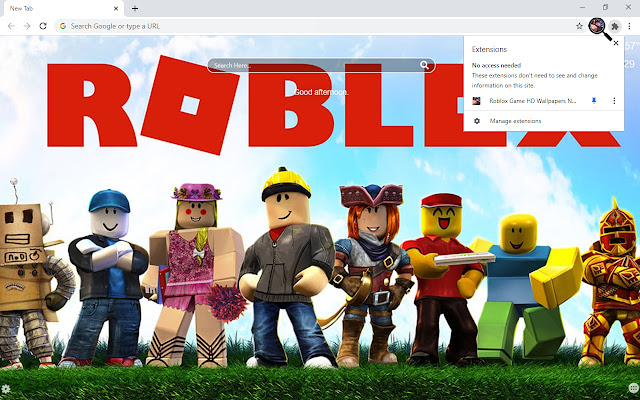 Roblox Game HD Wallpapers New Tab chrome谷歌浏览器插件_扩展第4张截图