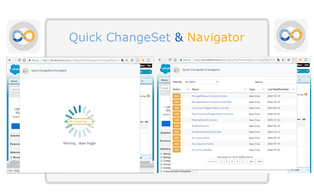 Quick ChangeSet & Navigator chrome谷歌浏览器插件_扩展第1张截图