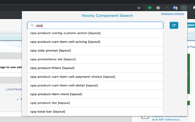 Vlocity Components Search chrome谷歌浏览器插件_扩展第1张截图