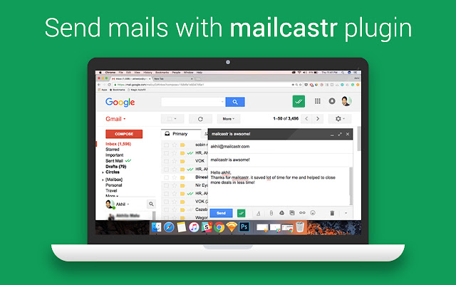 Mailcastr - Email tracker for free. chrome谷歌浏览器插件_扩展第2张截图