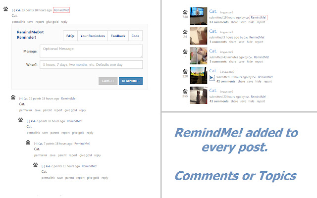 RemindMeBot-Reddit chrome谷歌浏览器插件_扩展第1张截图
