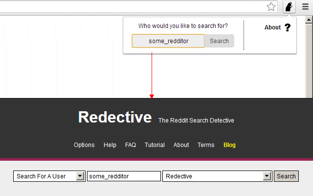 Redective - The Reddit Search Detective chrome谷歌浏览器插件_扩展第1张截图