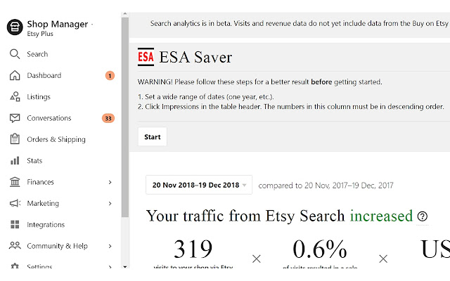 Etsy Search Analytics Saver chrome谷歌浏览器插件_扩展第1张截图