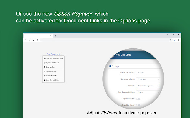 MS Doc Link chrome谷歌浏览器插件_扩展第2张截图
