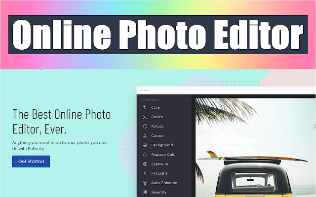 Online Photo Editor chrome谷歌浏览器插件_扩展第1张截图