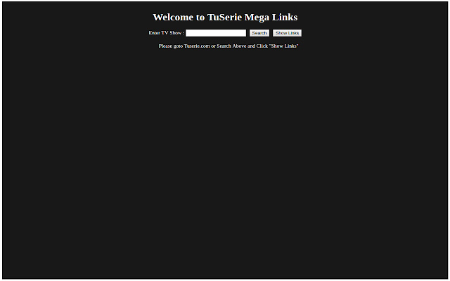 Tuserie Download: Mega Links chrome谷歌浏览器插件_扩展第1张截图