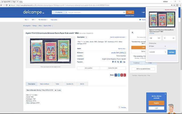iSnipe auction bidder chrome谷歌浏览器插件_扩展第2张截图
