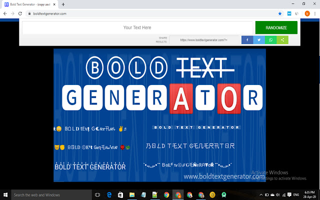 Bold Text Generator chrome谷歌浏览器插件_扩展第4张截图