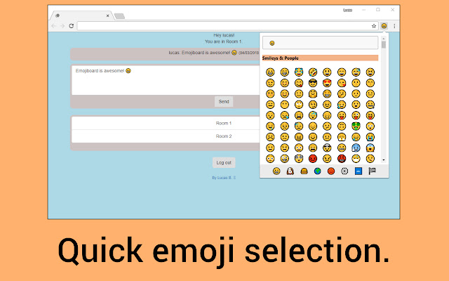 Emojiboard: Emoji Keyboard chrome谷歌浏览器插件_扩展第1张截图