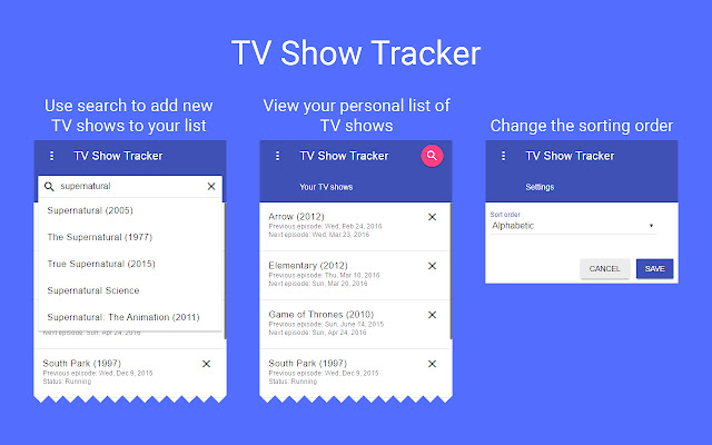 TV Show Tracker chrome谷歌浏览器插件_扩展第1张截图