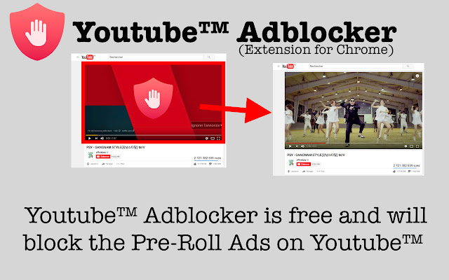 Youtube™ Adblocker chrome谷歌浏览器插件_扩展第1张截图